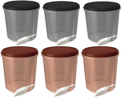Randal Plastic Grocery Container  - 15000 ml(Pack of 6, Multicolor)