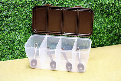 NEWSPARSH Plastic Utility Container  - 800 g(Brown)
