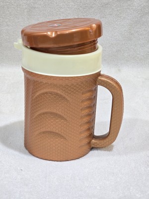 ROYAL Stainless Steel Tea Coffee & Sugar Container  - 1000 ml(Brown)