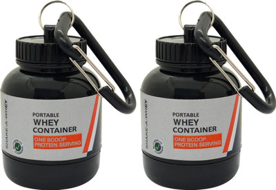 COOLINDIANS Plastic Utility Container  - 30 ml(Pack of 2, Black)