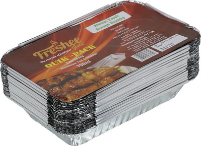 Freshee Aluminium Utility Container  - 750 ml(Silver)