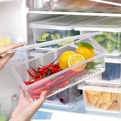 DEEJET Plastic Grocery Container  - 1500 ml(Pack of 6, Clear)