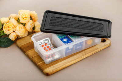 MAGICSPOON Polypropylene Utility Container  - 1900 ml(Black)