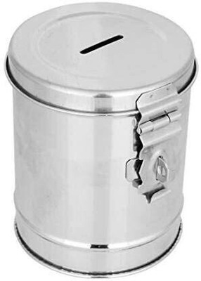 Standify Stainless Steel Grocery Container  - 800 ml(Silver)