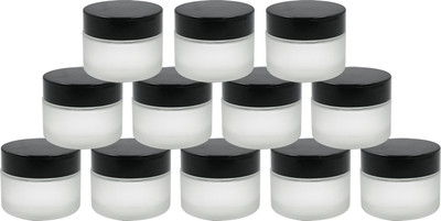Newgen Glass Utility Container  - 50 g(Pack of 12, White)