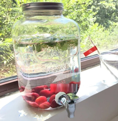 Zenity Glass Utility Container  - 4000 ml(Clear)