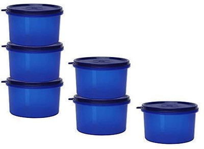 Cutting EDGE Polypropylene Fridge Container  - 535 ml(Pack of 6, Blue)