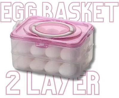 cookini Plastic Egg Container  - 2 dozen(Pink)