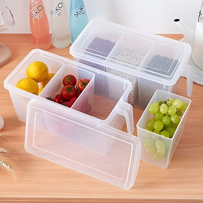 Nestkraft Plastic Fridge Container  - 4 L(Clear)