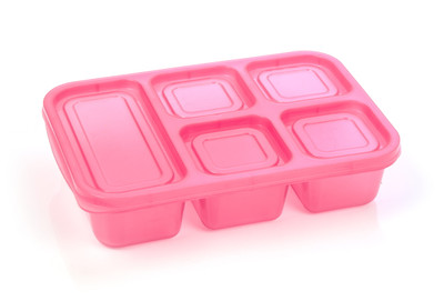 2Mech Plastic Fridge Container  - 1000 ml(Pink)