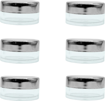 PHARCOS Plastic Utility Container  - 8 ml(Pack of 6, Clear)