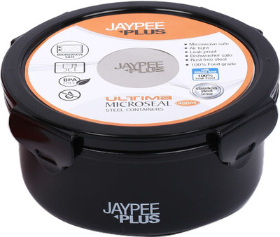 Jaypee Plus Steel Utility Container  - 400 ml(Pack of 2, Black)