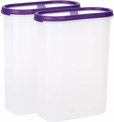 Cutting EDGE Polypropylene Grocery Container  - 2400 ml(Pack of 2, Purple)