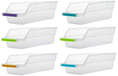 Jiyan Enterprise Plastic Fridge Container  - 2.5 L(Pack of 6, Clear)