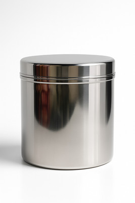 PearlCraft Stainless Steel Grocery Container  - 3330 ml(Silver)