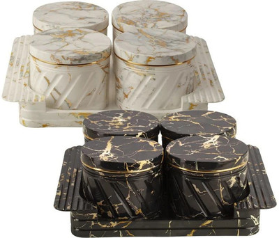 Selvel Polypropylene Utility Container  - 430 ml(Pack of 4, White)