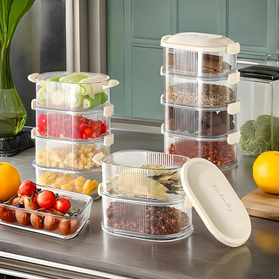 REVATAKG Polypropylene, Plastic Fridge Container  - 2000 ml(Multicolor)