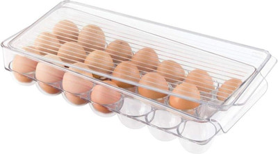 Lishonn Plastic Egg Container  - 1.75 dozen(White)