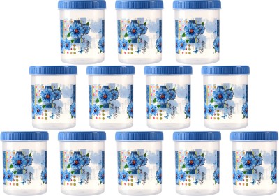 KUBER INDUSTRIES Plastic Utility Container  - 1000 ml(Pack of 12, Blue)