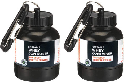 COOLINDIANS Plastic Utility Container  - 30 ml(Pack of 2, Black)