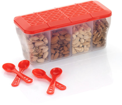 ECONEST Plastic Grocery Container  - 1800 ml(Red)