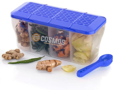 ecosmos Plastic Grocery Container  - 1800 ml(Blue)