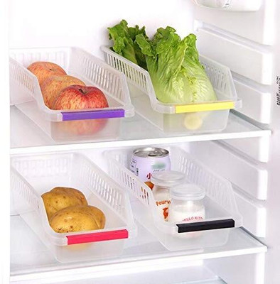 Jiyan Enterprise Plastic Fridge Container  - 2.5 L(Pack of 4, Clear)
