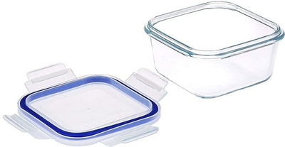 chemio Glass Fridge Container  - 350 ml(Clear)