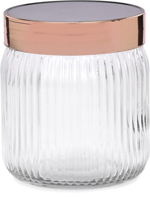AFAST Glass Cookie Jar  - 450 ml(Transparent)
