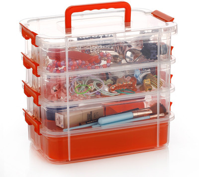 FINWARE Plastic Utility Container  - 4 L(Red)
