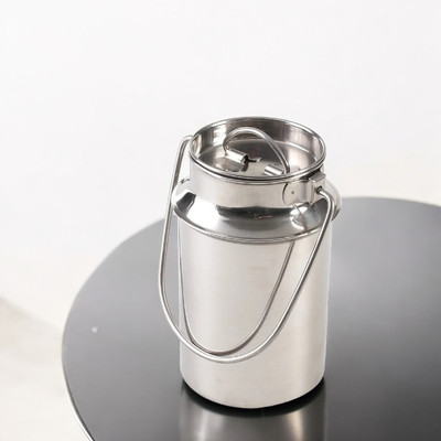 Bravity Steel Milk Container  - 500 ml(Silver)
