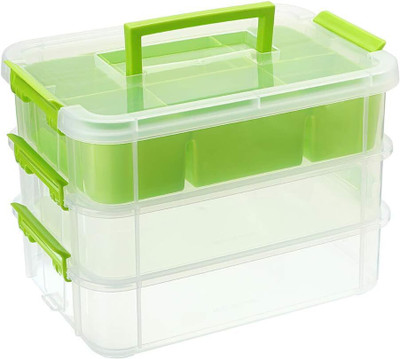 LIVVIOMART Plastic Utility Container  - 3 L(Green)