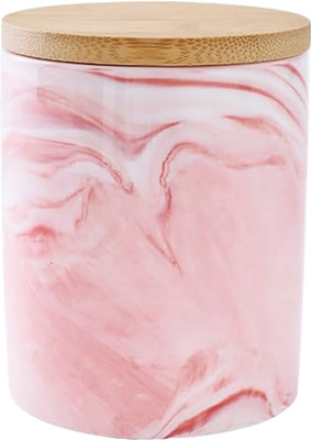 KUBER INDUSTRIES Ceramic Utility Container  - 400 ml(Pink)
