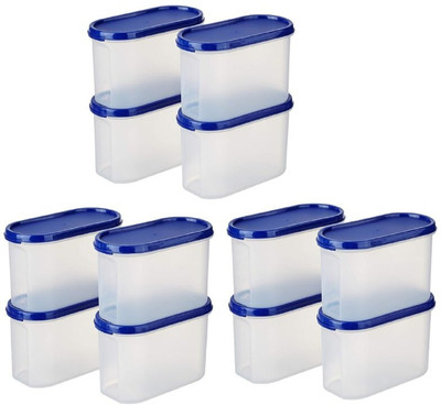 Freqcty Plastic Bread Container  - 1500 ml(Pack of 12, Blue)