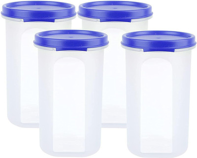 Flipkart SmartBuy Plastic Utility Container  - 585 ml(Pack of 4, Blue)