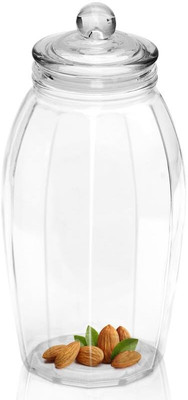 Pure Source India Glass Grocery Container  - 2.5 L(Clear)