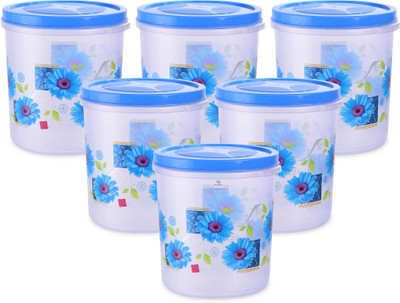HOMESTIC Plastic Utility Container  - 5 L(Pack of 6, Blue)