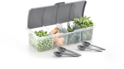 FLYUP Plastic Utility Container  - 1800 ml(Grey)