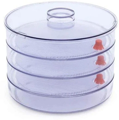 mapperz Plastic Grocery Container  - 3 L(Clear)