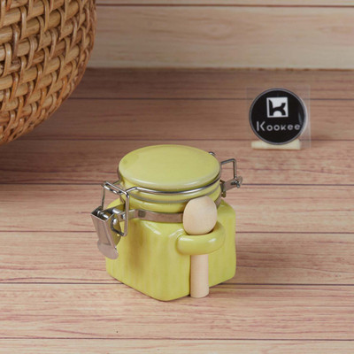 Kookee Ceramic Utility Container  - 100 ml(Green)