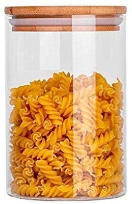 NAVPATH Glass Grocery Container  - 1050 ml(Clear)