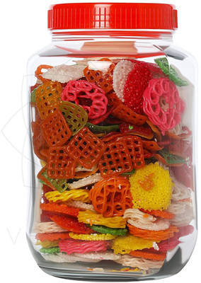 Coozico Glass Tea Coffee & Sugar Container  - 1800 ml(Clear)