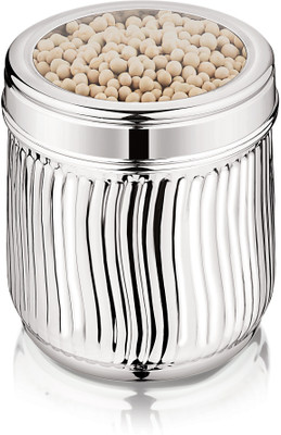 MUKTI STEEL Stainless Steel Grocery Container  - 350 ml(Silver)