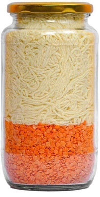 GOLDFINCH Glass Grocery Container  - 1000 ml(Clear)