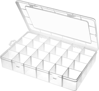 Flipkart SmartBuy Plastic Utility Container  - 3 dozen(Clear)