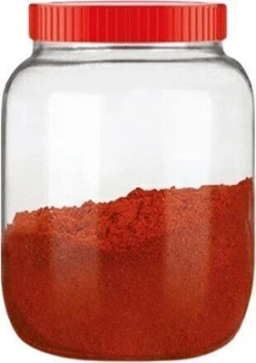 Glassbunny Glass Grocery Container  - 2000 ml(Red)