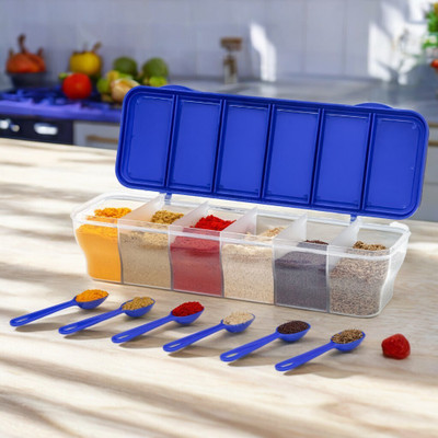 Somnath India Plastic Grocery Container  - 1500 ml(Blue)
