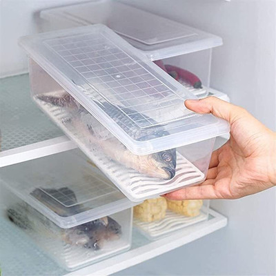 TOLXI Plastic Cookie Jar  - 1000 ml(Pack of 6, White)