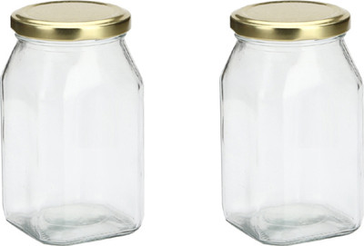 1st Time Glass Utility Container  - 250 ml(Pack of 2, Clear)