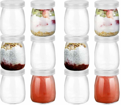 Avresta Glass Cookie Jar  - 100 ml(Pack of 12, Clear)
